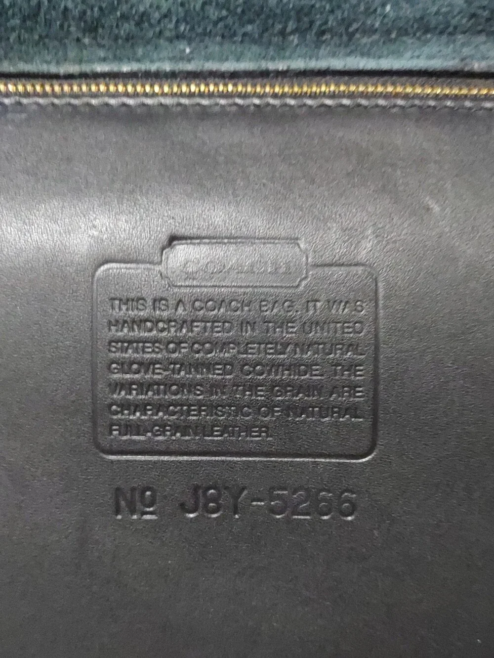 Coach Vintage 1998 Beekman Briefcase Leather W/ Brass Turnlock HW Gently Loved